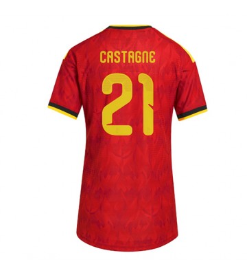 Belgien Timothy Castagne #21 Hjemmebanetrøje Dame VM 2026 Kortærmet